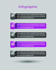 Infographics, banners for web layout.