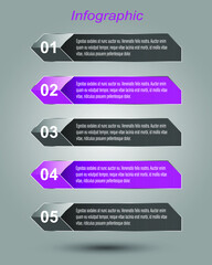 Infographics, banners for web layout.