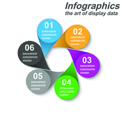 Statistics infographics, idea to display information ranked.