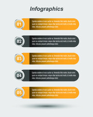 Infographics, banners for web layout.