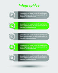 Infographics, banners for web layout.