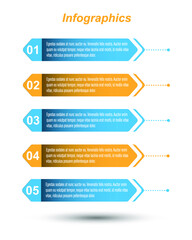 Infographics, banners for web layout.