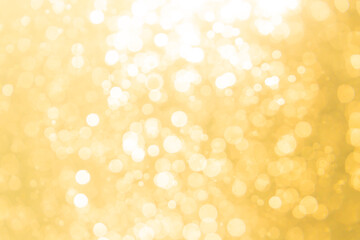 Gold bokeh from light in water
