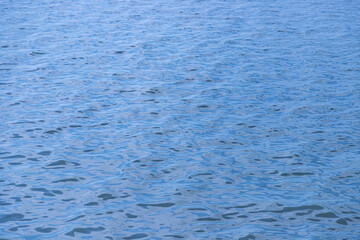 Wave pattern on the water surface