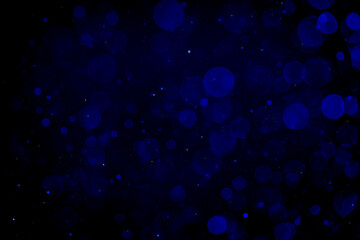 Abstract blue bokeh