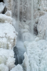 Wintry Wonderland: Frozen Beauty in Arctic Winter Landscape