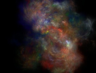 Imaginatory fractal background Image