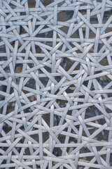 Abstract White Artificial rattan pattern