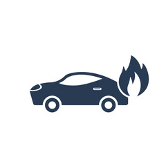 Car insurance icon. car security icon. Fireproof, car care, car wash, gps tracking, lock icon with vector illustration and flat style design.