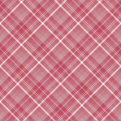 Seamless pattern in discreet pink and white colors for plaid, fabric, textile, clothes, tablecloth and other things. Vector image. 2