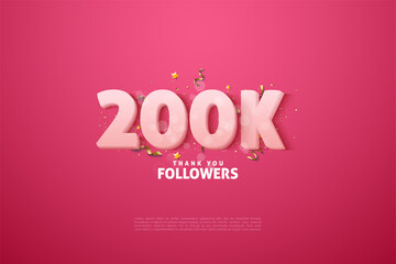 200k followers with soft white numbers.