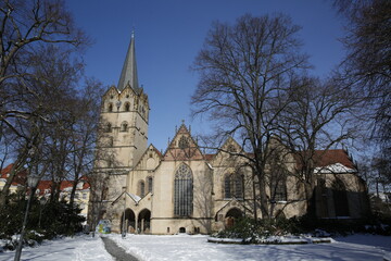 Fototapeta na wymiar Herford Münsterkirche 2021