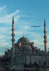 Fototapeta na wymiar travel to instabul mosque view from Bosforo river