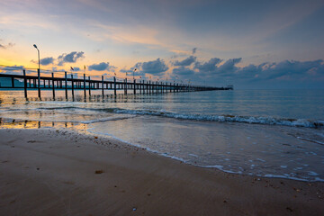 pier, sea, water, sky, beach, jetty, ocean, sunset, landscape, blue, lake, clouds, summer, coast, dock, nature, bridge, boat, wooden, island, bay, fishing, seaside, travel, wood