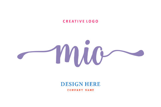 MIO lettering logo is simple, easy to understand and authoritative