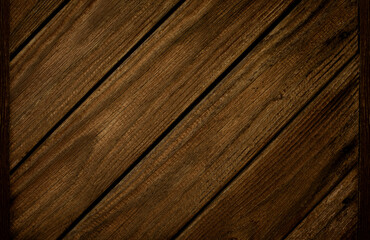 Wood texture. Old brown wooden background. Natural dark board.