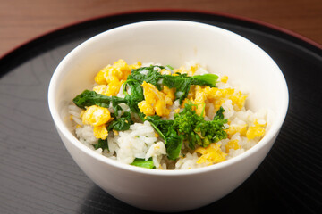 菜の花ご飯