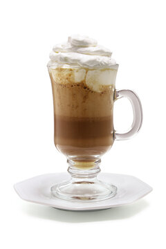 coffee cappuccino Chantilly cup flavor tasty cream milk 