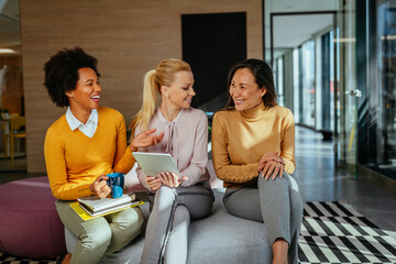 Socializing over cup of coffee