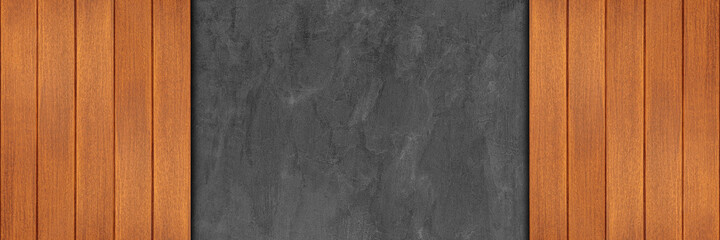 horizontal wood and cement background