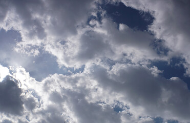 Blue sky and clouds