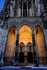 Fototapeta premium Portal des Ulmer Münsters