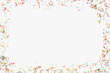 colored sprinkles, sprinkle for Easter cake on a white background, color background