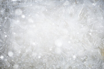 Fototapeta premium snow ice soft white background, blurred winter wallpaper blank