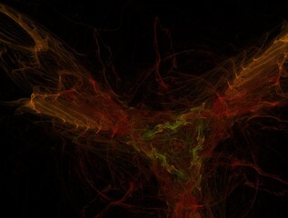 Imaginatory fractal background Image