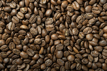 cup of coffee with beans