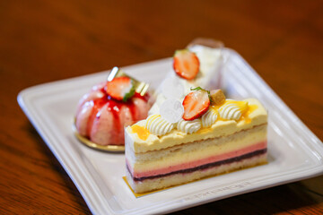 ケーキ盛り合わせ