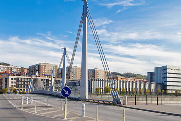 Ribera de Deusto in Bilbao city, Spain