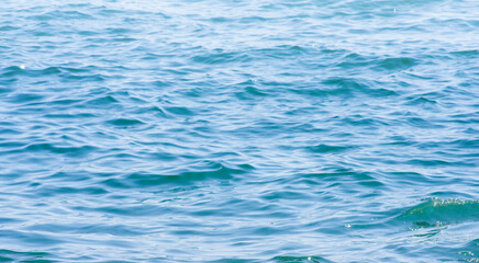 Naklejka premium Blue sea water background texture