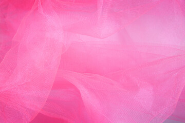 Fototapeta premium texture fine pink tulle fabric for ballet skirt