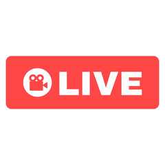 Video camera silhouette square icon