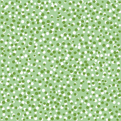 Apstract Green Seamless Pattern with Dots