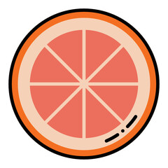 Fruit  Slice Icon.