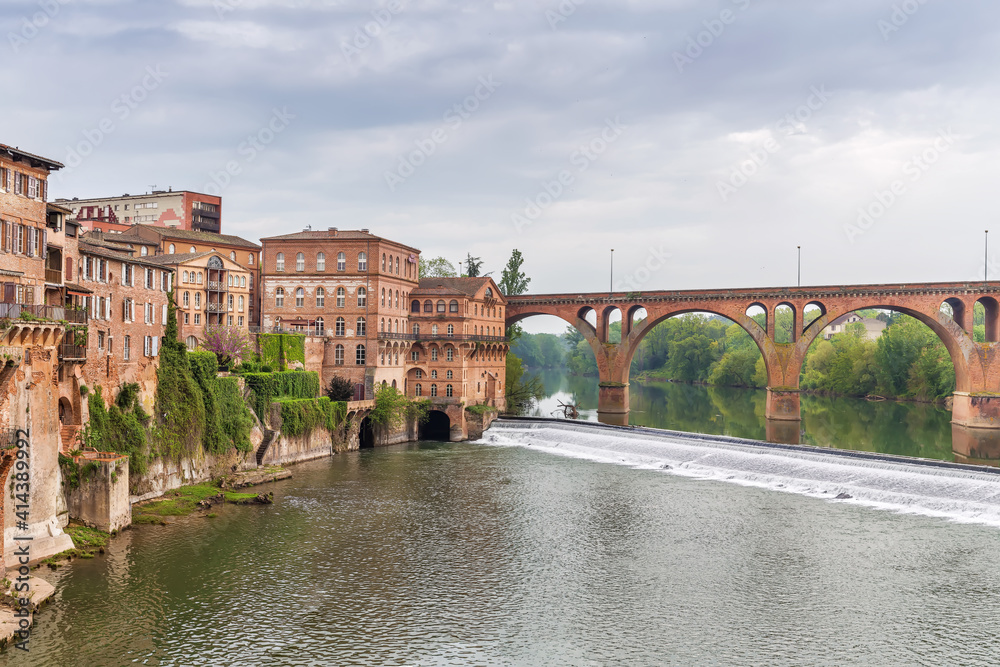 Wall mural view of albi, france