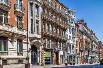 Fototapeta premium Street in Toulouse, France
