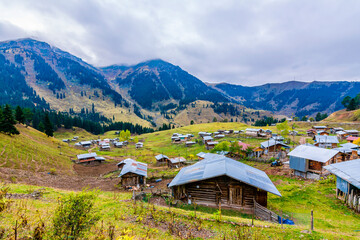 The Plateau of Kocabey Village on the Artvin - Ardahan road