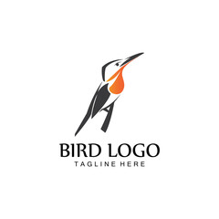 bird logo vector icon design template