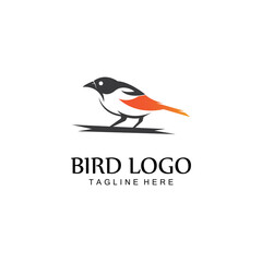 bird logo vector icon design template