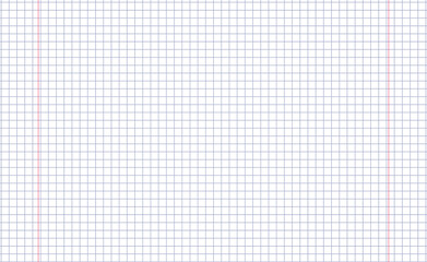 Grid paper. Abstract striped background with color horizontal lines. Geometric pattern for school, wallpaper, textures, notebook. Lined paper blank isolated on transparent background.