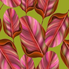 Seamles Leaves Pattern In Elegant Style