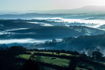 morning in the mountains