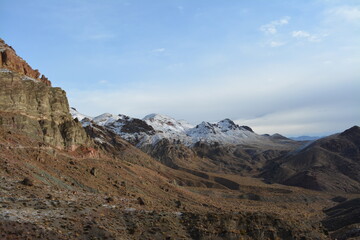 driving the Titus Canyon Road in Nevada to Death Valley National Park