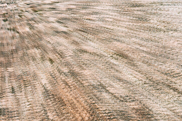 Sepia background. Panel texture. Background fill spots are brown.