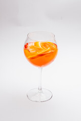 aperol on white background