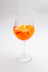 aperol on white background