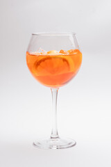 aperol on white background